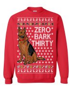 Zero Bark Thirty Dog Santa Claus Ugly Christmas Sweater