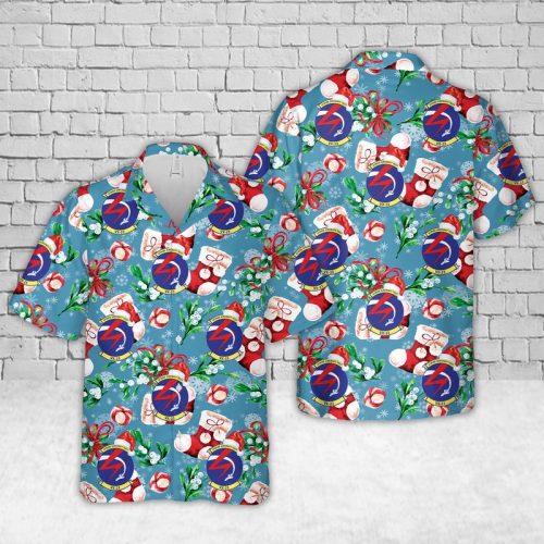 US Navy VX-23 “Salty Dogs” Christmas Hawaiian Shirt