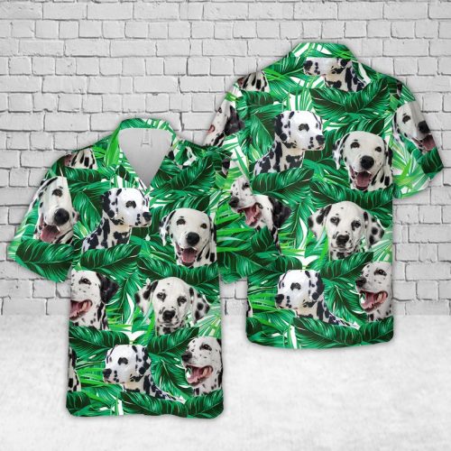 BBTT1607BC20 Dalmatian (dog) Hawaiian Shirt