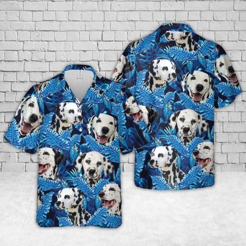 BBTT1607BC19 Dalmatian (dog) Hawaiian Shirt