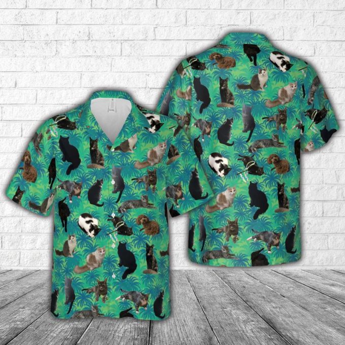 Dogs And Cats Hawaiian Shirt