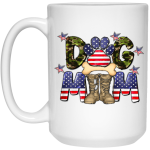 Dog Mom Gift, American Dog Mom, Love Mom Gift, Best Mom Ever White Mug