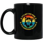 It Is Not Dog Hair, It Is Chihuahua Glitter, Chihuahua Owner Gift Black Mug