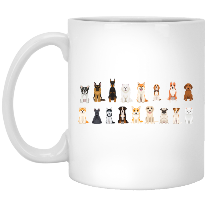 Love Dogs, Cute Funny Dogs, Mini Dogs, Best Dog Ever White Mug
