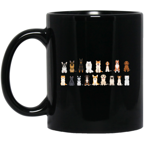 Love Dogs, Cute Funny Dogs, Mini Dogs, Best Dog Ever Black Mug