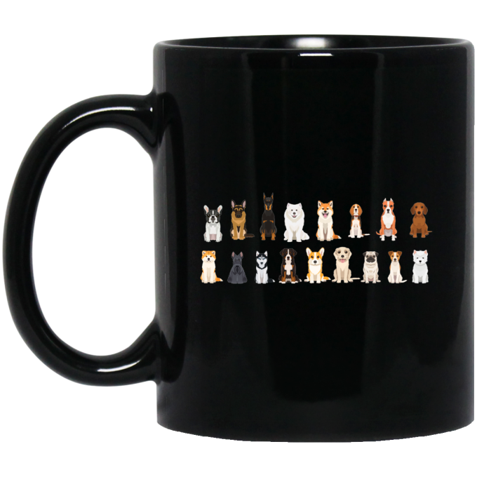 Love Dogs, Cute Funny Dogs, Mini Dogs, Best Dog Ever Black Mug