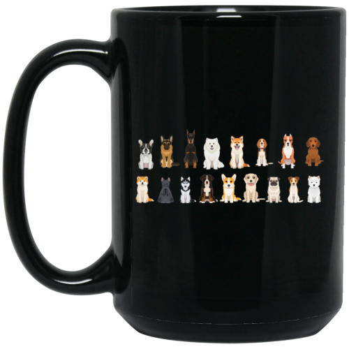 Love Dogs, Cute Funny Dogs, Mini Dogs, Best Dog Ever Black Mug