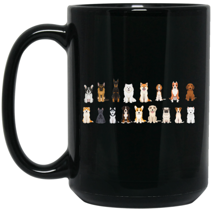 Love Dogs, Cute Funny Dogs, Mini Dogs, Best Dog Ever Black Mug
