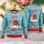 Funny Dog Merry Corgmas Ugly Christmas Sweater
