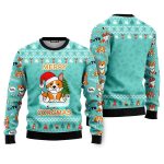 Funny Dog Merry Corgmas Ugly Christmas Sweater