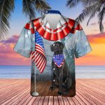 Black Labrador Retriever 4th Of July Hawaiian Shirt Patriotic Dog Black Lab Gift Ideas