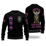 Personalized Omega Psi Phi Ugly Sweaters Black Strong Military Que Dogs Style