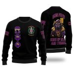 Personalized Omega Psi Phi Ugly Sweaters Black OPP Magic Que Dogs Style