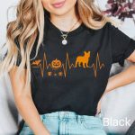 Frenchie Halloween Shirt: French Bulldog Dog Mom & Dad Trick or Treat Shirt for Spooky Season