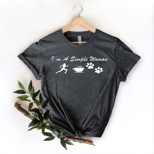 Gift for Mom: Runner Shirt Coffee Lover & Cool Dog Mom Shirt Perfect Birthday & Mother s Day Gift
