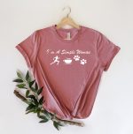 Gift for Mom: Runner Shirt Coffee Lover & Cool Dog Mom Shirt Perfect Birthday & Mother s Day Gift