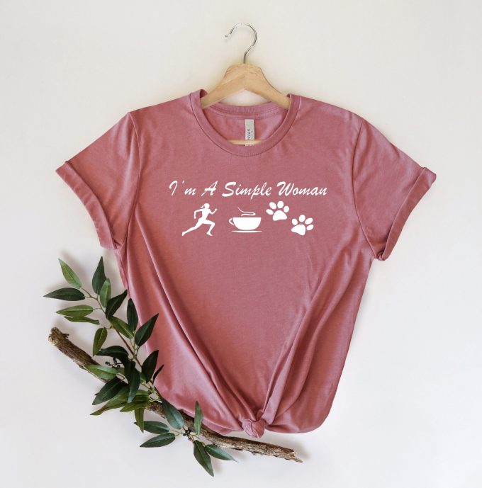Gift for Mom: Runner Shirt Coffee Lover & Cool Dog Mom Shirt Perfect Birthday & Mother s Day Gift