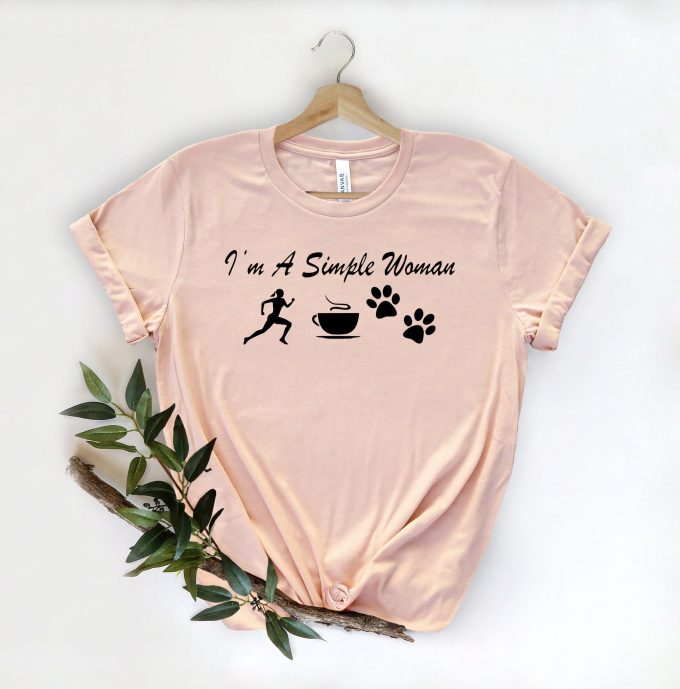 Gift for Mom: Runner Shirt Coffee Lover & Cool Dog Mom Shirt Perfect Birthday & Mother s Day Gift