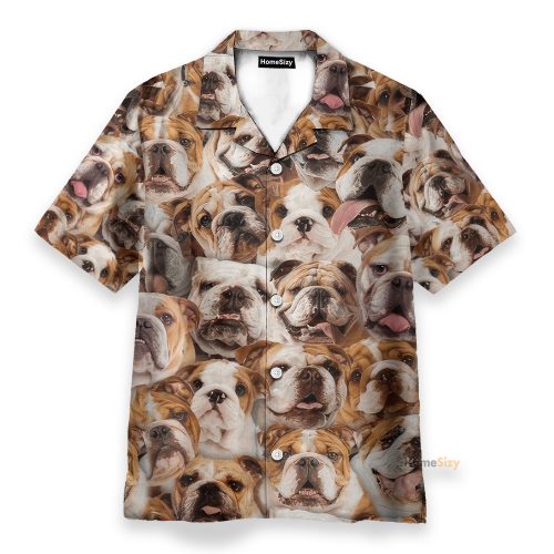 Bulldog Awesome – Gift For Pet Lover – Hawaiian Shirt