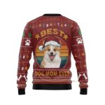 Cardigan Welsh Corgi Best Dog Mom Ever Ugly Christmas Sweater 3D Printed Best Gift For Xmas Adult | US5093 QT211293Hj