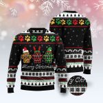 Dog Paws Xmas Funny Ugly Sweater