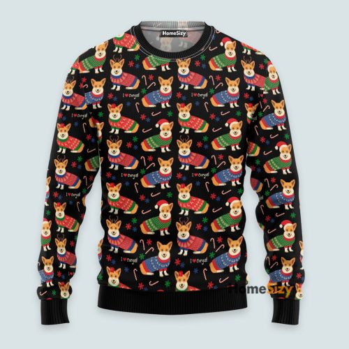 Funny Corgi Dog Lover – Christmas Gift For Pet Lovers – 3D Ugly Christmas Sweater QT309201