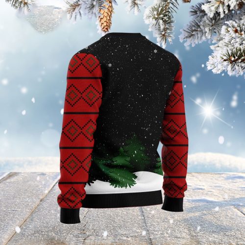 Home For The Holiday Merry Christmas Bulldog And Snowman Ugly Sweater