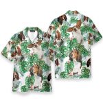 Basset Hound Dog Tropical Plant – Hawaiian Shirt