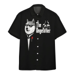 3D Funny The Dogefather Hawaiian Shirt