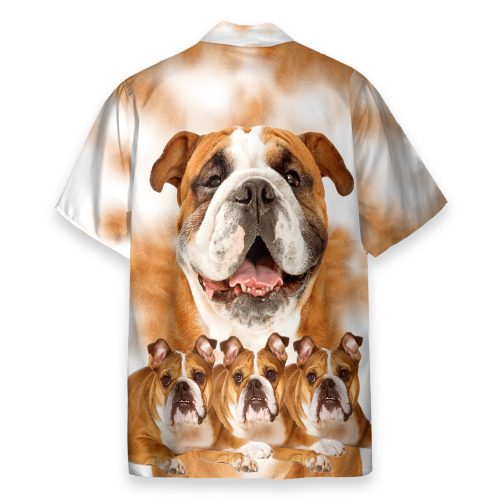 Bulldog Funny Button’s Up Shirts – Hawaiian Shirt
