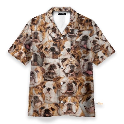 Bulldog Awesome – Gift For Pet Lover – Hawaiian Shirt