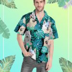 3D American Eskimo Dog Hawaiian Shirt