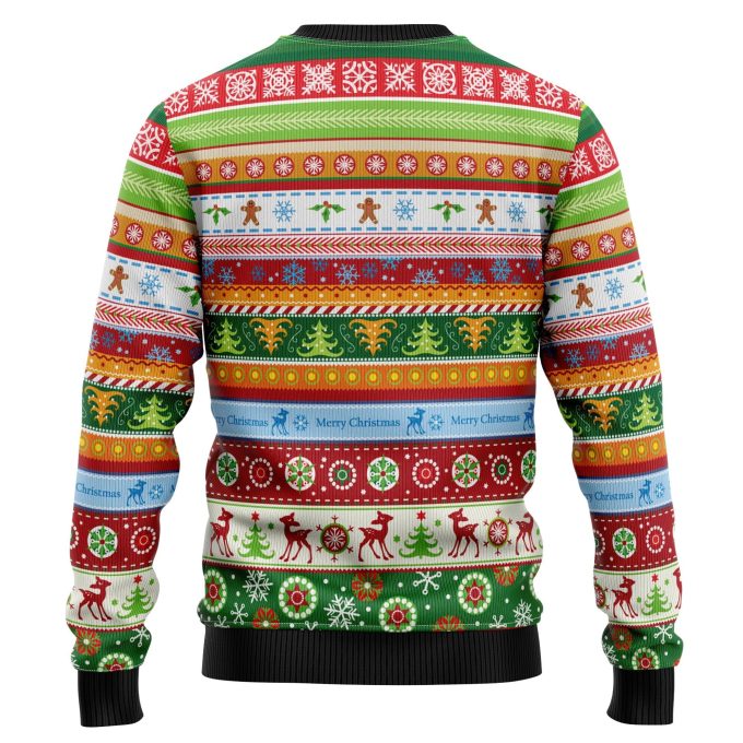 Custom Photo Dog Merry Colorful Xmas – Personalized Ugly Sweater