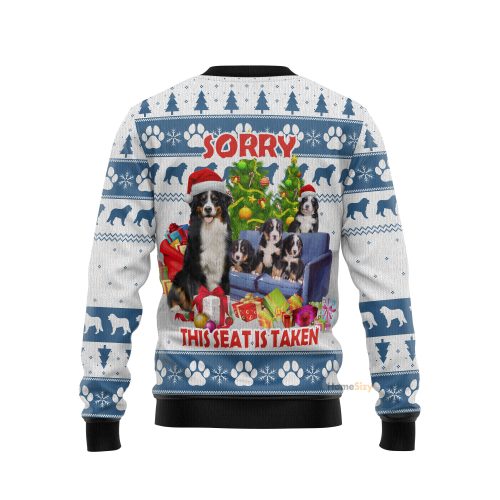This Seat Is Taken Bernese Mountain Dog Ugly Christmas Sweater 3D Printed Best Gift For Xmas Adult | US6146 QT212320Hj
