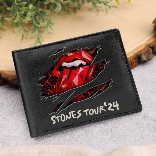 The Rolling Stones 2D Printed Wallet – Gift for Men Dad Father