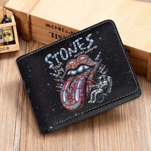 The Rolling Stones 3D Printed Wallet – Gift for Men Dad Father