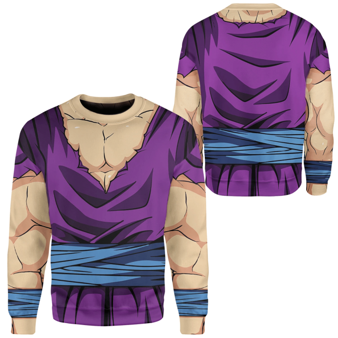 Get Ready to Cosplay as Songohan with Our 3D Anime Dragon Ball Sweater!