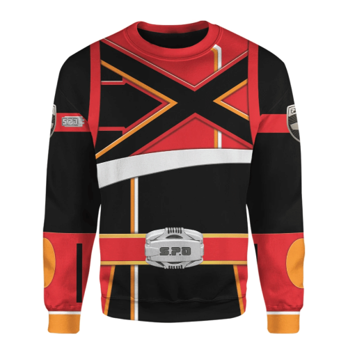 3D Power Rangers Soul Of The Dragon S P D Dekaranger Custom Cosplay Sweater - Unique & Cozy!