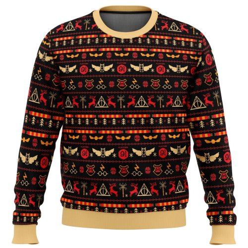 Nysekai "Harry Potter Christmas Ornaments Ugly" Christmas Sweater