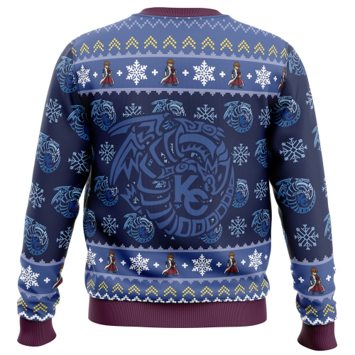 Nysekai “Kaiba Blue-Eyes White Dragon Christmas Yugioh Ugly” Christmas Sweater