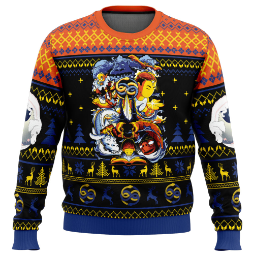 Nysekai "Dragon Never Ending Story Ugly" Christmas Sweater
