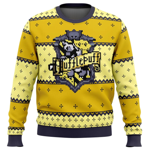 Nysekai "Harry Potter Hufflepuff Ugly" Christmas Sweater