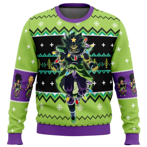 Nysekai "Broly Dragon Ball Z Ugly" Christmas Sweater