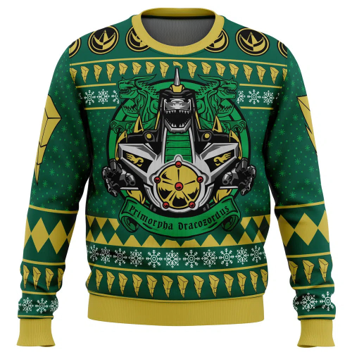 Nysekai "Dragonzord Power Rangers Ugly" Christmas Sweater