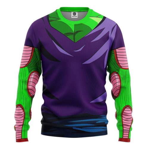 Dragon Ball 3D Piccolo Cosplay Sweater - Custom Pullover Costume QT304082Hc