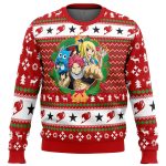 Get Festive with the Christmas Tail Fairy Tail Ugly Sweater – Perfect for the Holidays!