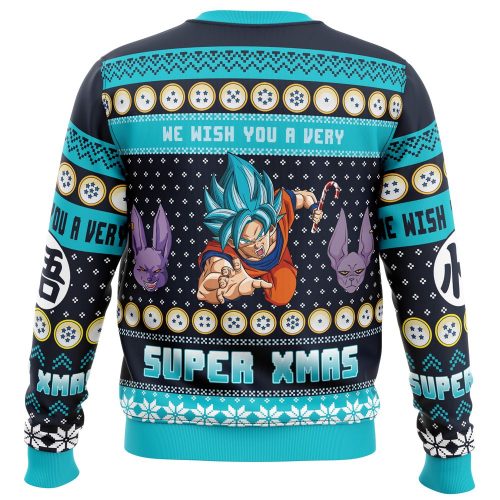 Saiyan Christmas: Dragon Ball Z Ugly Sweater – Festive & Fun!
