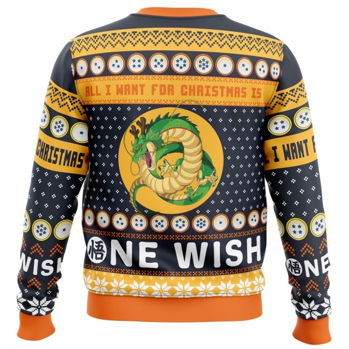 Get Festive with the Shenron Christmas Dragon Ball Z Ugly Sweater!