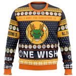 Get Festive with the Shenron Christmas Dragon Ball Z Ugly Sweater!