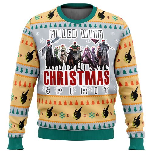 Get Festive with Akame ga Kill Night Raid Ugly Christmas Sweater - Limited Edition!